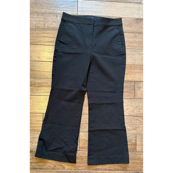 J.Crew Pants - J.Crew Kelsey Pant Women 4 Black Cotton Blend Flare Leg Trousers